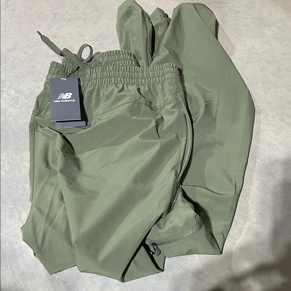New Balance Forest Green Track Pants